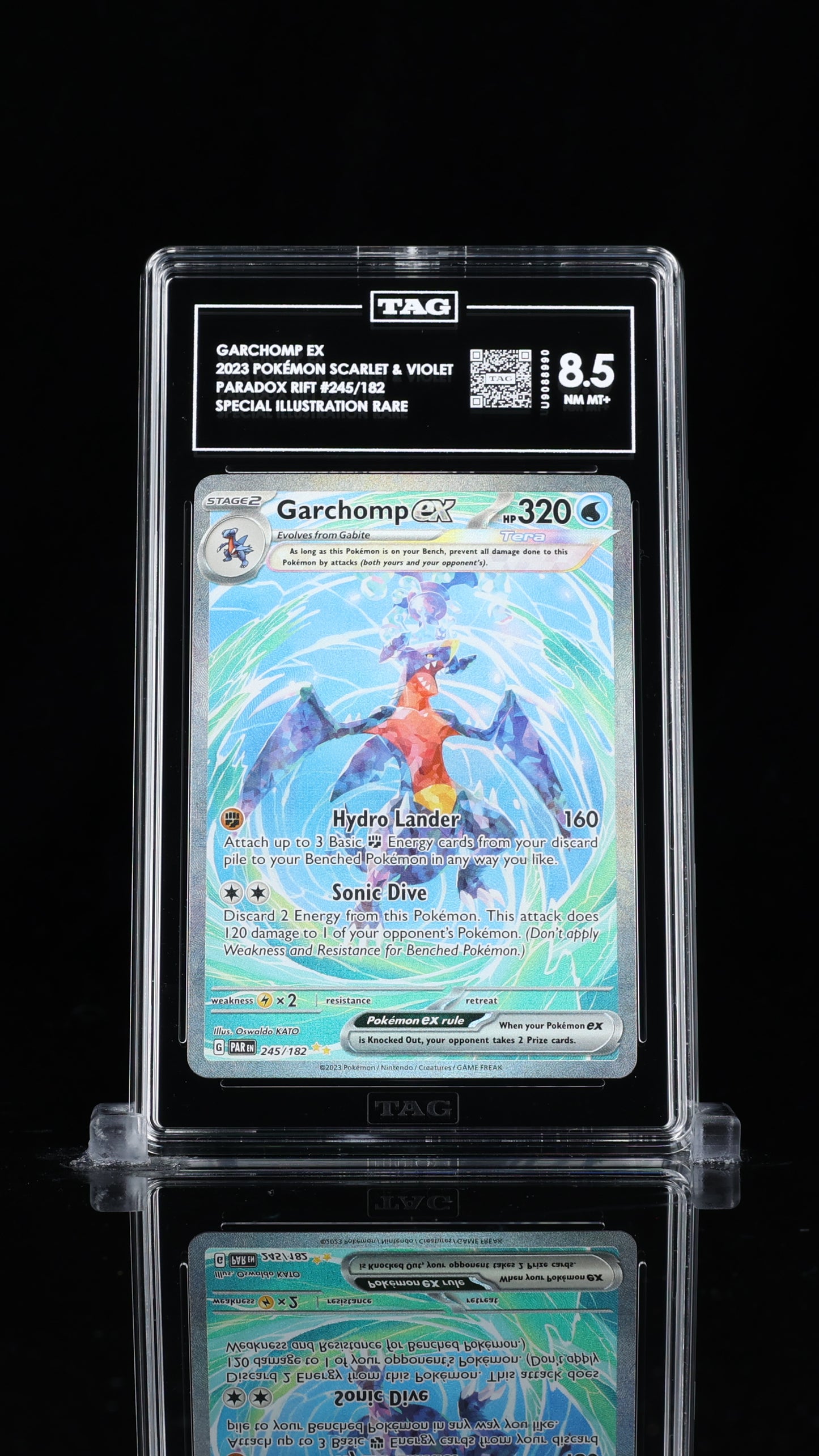 TAG 8.5 GARCHOMP EX 2023 POKÉMON SCARLET & VIOLET #245/182